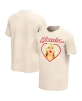 Men's Tan Blondie Heart Washed Graphic T-shirt