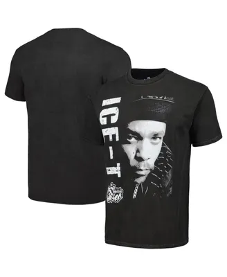 Men's Black 50th Anniversary of Hip Hop Ice-t Washed Graphic T-shirt