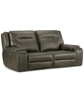 Closeout! Hansley 2-Pc. Zero Gravity Power Recliner Leather Sofa, Created for Macy's