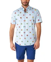 OppoSuits Men's Short-Sleeve Super Mario Icons Graphic Shirt