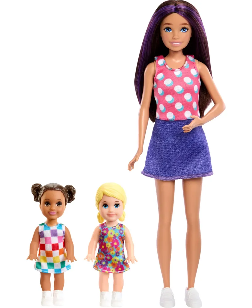 Barbie Skipper First Jobs Daycare Playset With 3 Dolls, Furniture & Accessories - Multi