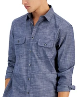 Alfani Men's Regular-Fit Solid Shirt, Created for Macy's