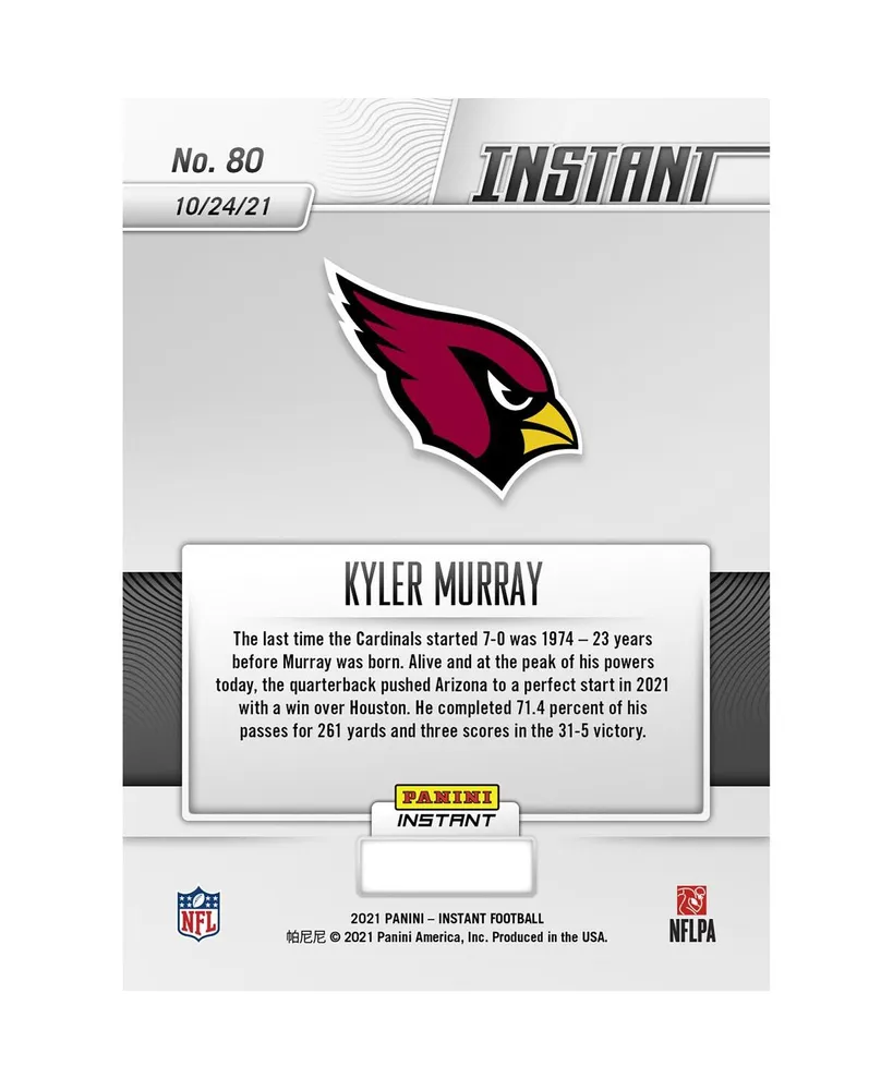 Kyler Murray Arizona Cardinals Fanatics Exclusive Parallel Panini America Instant Nfl Week 7 7-0 Start Single Trading Card - Limited Edition of 99