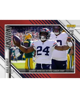 Khalil Herbert Chicago Bears Fanatics Exclusive Parallel Panini America Instant Nfl Week 6 1st Career Start Single Rookie Trading Card