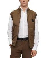 Boss by Hugo Men's Logo Patch Regular-Fit Gilet Vest