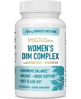 SMNutrition Dim Supplement 250 mg | Estrogen Balance for Women | Hormone Menopause Relief, Hormonal Acne Treatment, Pcos & Estrogen Metabolism Support