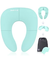 Jool Baby Folding Travel Potty - Fits Round & Oval Toilets, Non-Slip Suction Cups, Free Bag, Unisex