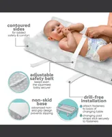 Jool Baby Baby Contoured Changing Pad - Waterproof & Non-Slip Design, Includes a Cozy, Breathable, & Washable Cover