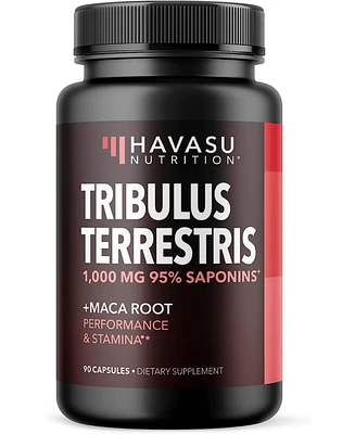 Havasu Nutrition Tribulus Terrestris Capsules to Boost Male Vitality and Increase Performance & Energy | 90 Capsules