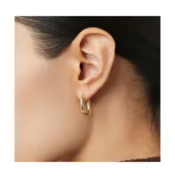Ana Luisa - Silver Hoop Earrings Rox Small