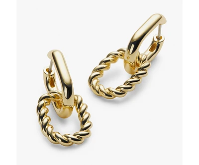 Ana Luisa - Double Hoop Earrings - Ash Double