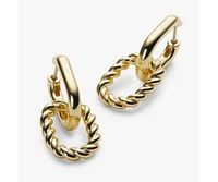 Ana Luisa - Double Hoop Earrings - Ash Double