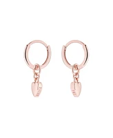 Harrye: Tiny Heart Huggie Earrings For Women