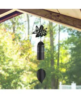 23" Long Metal Black Butterfly Wind Chime