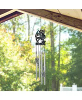 23" Long Round Top Armored Dragon Wind Chime