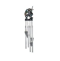 23" Long Round Top Armored Dragon Wind Chime