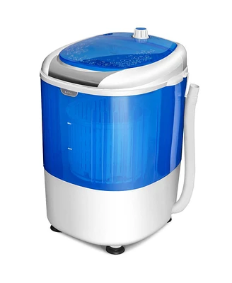 Portable Mini Counter Top Washing Machine 5.5lbs Spin Basket Laundry