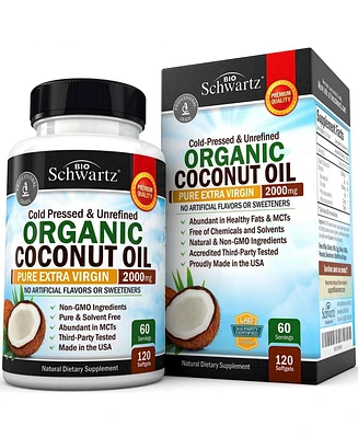 Coconut Oil Softgels, 120ct