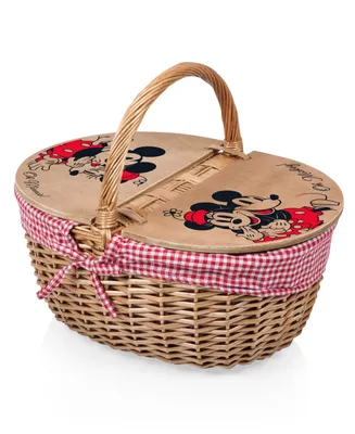 Disney Mickey Minnie Mouse Country Picnic Basket