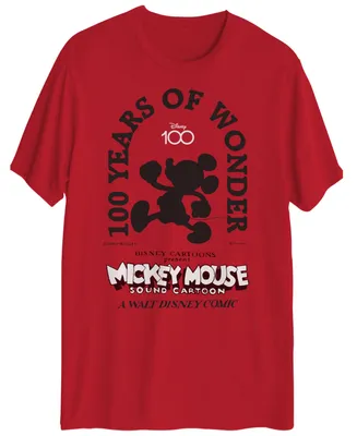Hybrid Men's Mickey Mouse Disney 100 Short Sleeve T-shirt