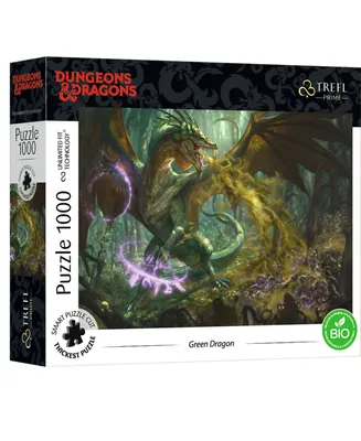 Trefl Dungeon & Dragons - Puzzles 1000 Piece Uft - The Hunt for The Green Dragon