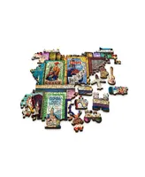 Trefl Wood Craft 1000 Piece Wooden Puzzle - World Travel Guides