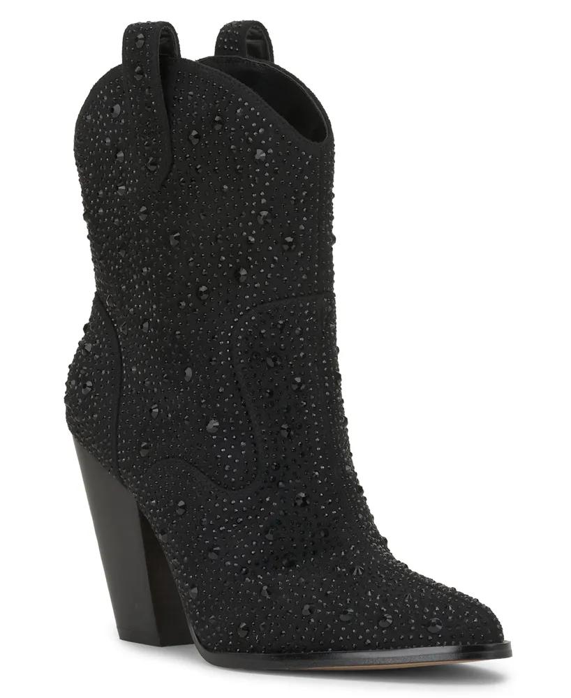 Jessica Simpson Women's Cissely Pull-On Embellished Cowboy Booties