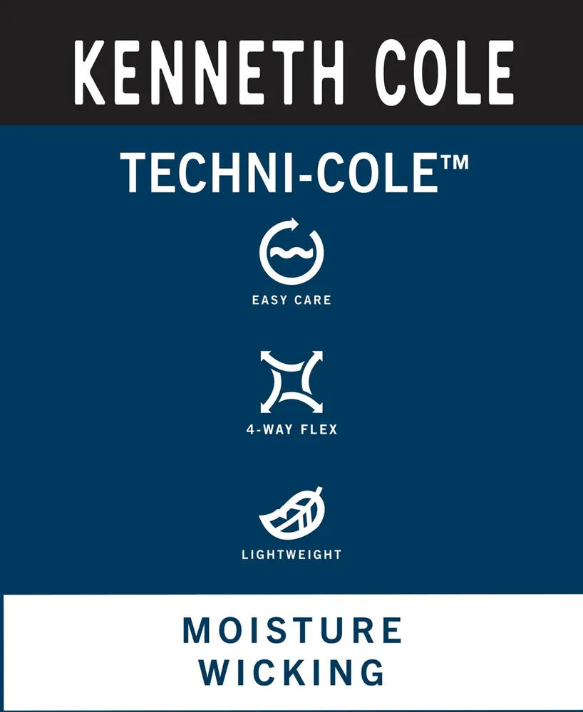 Kenneth Cole Men's Short-Sleeve Contrast-Collar Polo