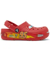 Crocs Little Kids Light-Up Disney and Pixar Cars' Lightning McQueen Classic Clogs from Finish Line