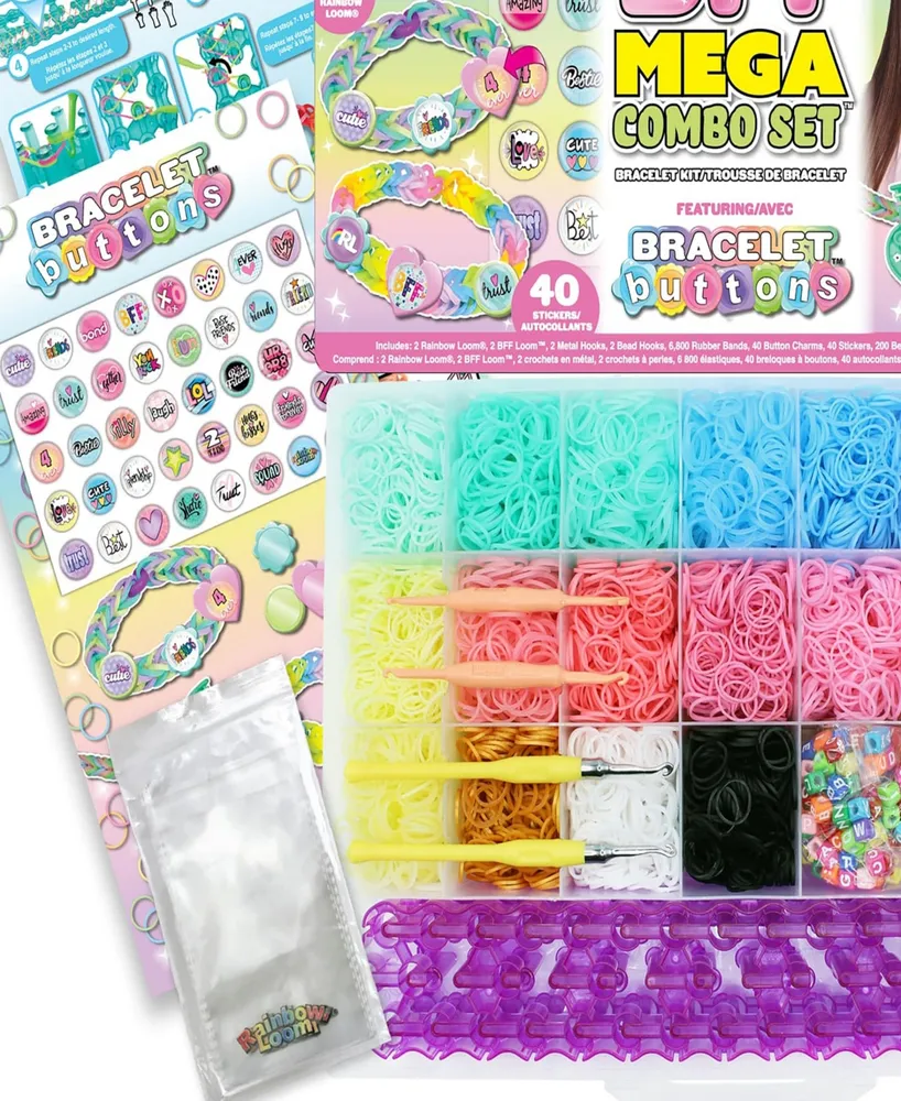 Rainbow Loom Bff Mega Button Set