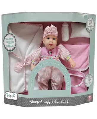 Baby's First by Nemcor 13" Sleep, Snuggle, Lullaby Baby Doll