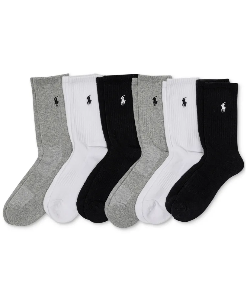 Polo Ralph Lauren Women's 6-Pk. Cushion Crew Socks