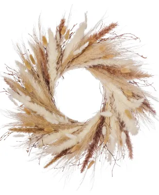 GreenishBlu Real Pampas Wreath