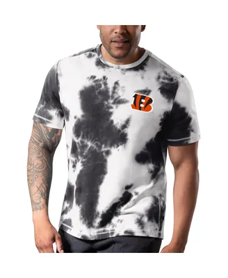 Men's Msx by Michael Strahan Black Cincinnati Bengals Freestyle Tie-Dye T-shirt
