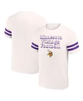 Men's Nfl x Darius Rucker Collection by Fanatics Cream Minnesota Vikings Vintage-Like T-shirt