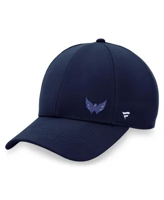 Women's Fanatics Navy Washington Capitals Authentic Pro Road Structured Adjustable Hat