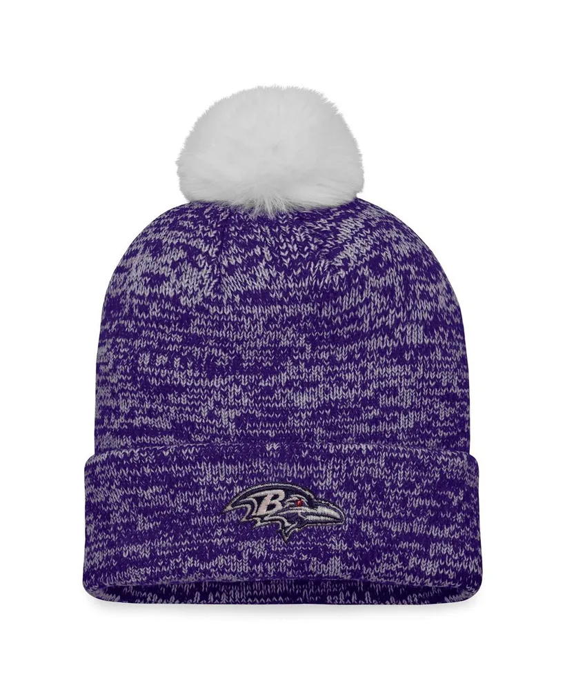 Women's '47 Cream Denver Broncos Daphne Cuffed Knit Beanie with Pom