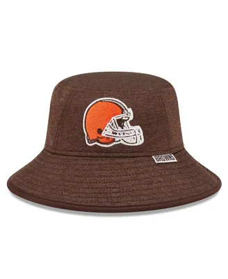 Men's New Era Heather Brown Cleveland Browns Bucket Hat