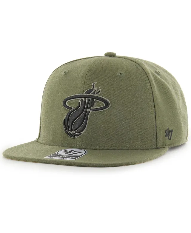 47 Brand Men's '47 Brand Olive Miami Heat Ballpark Camo Captain