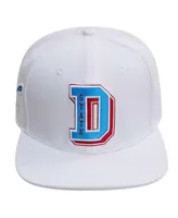 Men's Pro Standard White Delaware State Hornets Evergreen Wool Snapback Hat