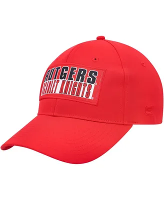 Men's Colosseum Scarlet Rutgers Scarlet Knights Positraction Snapback Hat