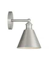 Trade Winds Lighting Trade Winds Marco 1-Light Wall Sconce with Metal Cone Shaped Shade