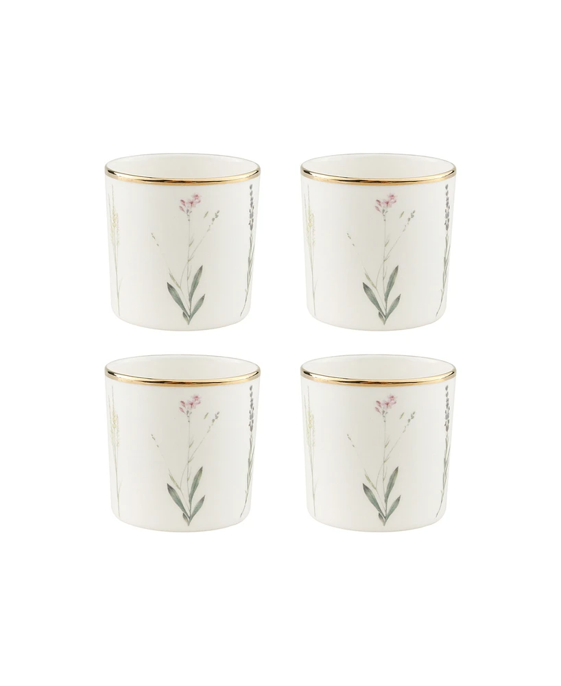 Porland Botanical 4 Piece Cup Set, Service for 2