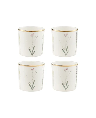 Porland Botanical 4 Piece Cup Set, Service for 2