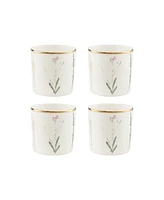 Porland Botanical 4 Piece Cup Set, Service for 2