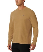 Lacoste Men's Waffle-Knit Thermal Sleep Shirt