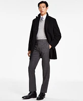 Michael Kors Men's Classic Fit Double-Breasted Wool Blend Peacoats