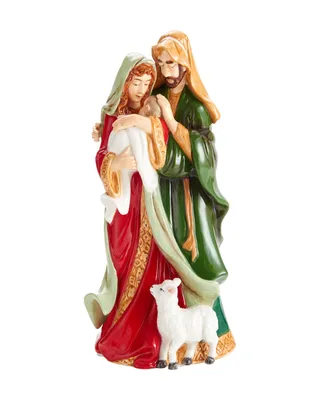 Fitz and Floyd Holiday Musical Holy Family Figurine, 9.5-in