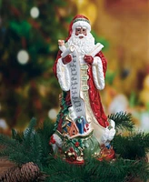 Fitz and Floyd Studio Collection 13-Inch African-American Santa Figurine