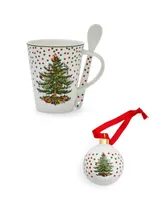 Christmas Tree Polka Dot 3 Piece Gift Set